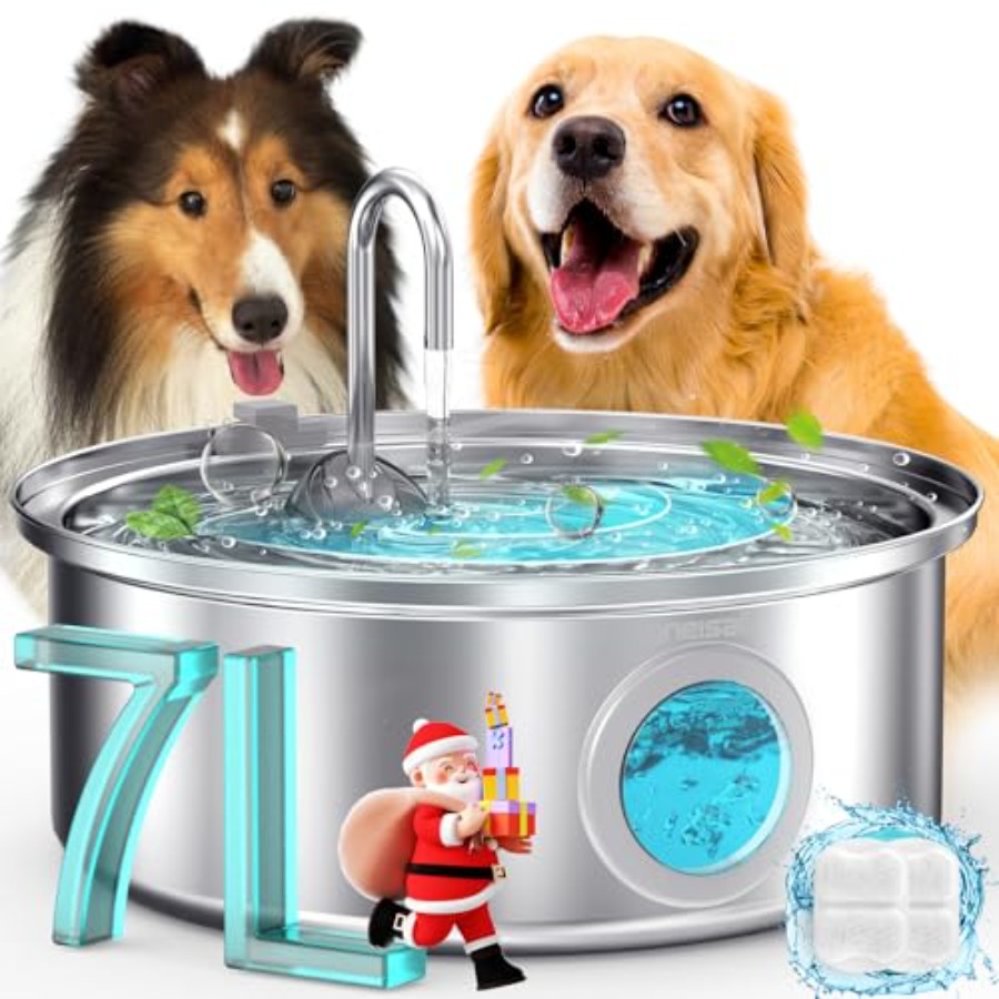 Pet Water Fountain - Dog Water Fountain Stainless Steel for