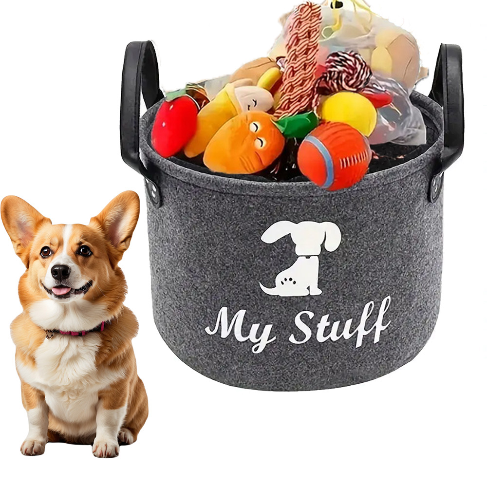 Pet Supplies Stores - Felt Pet Toy Box Pet Toy