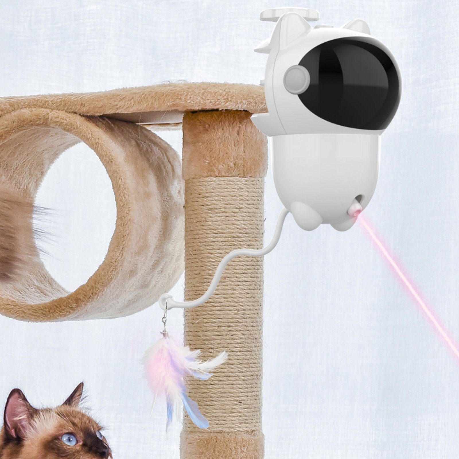 Automatic Feather Feline Toy T - Pet Supplies Reno recensie en prijs