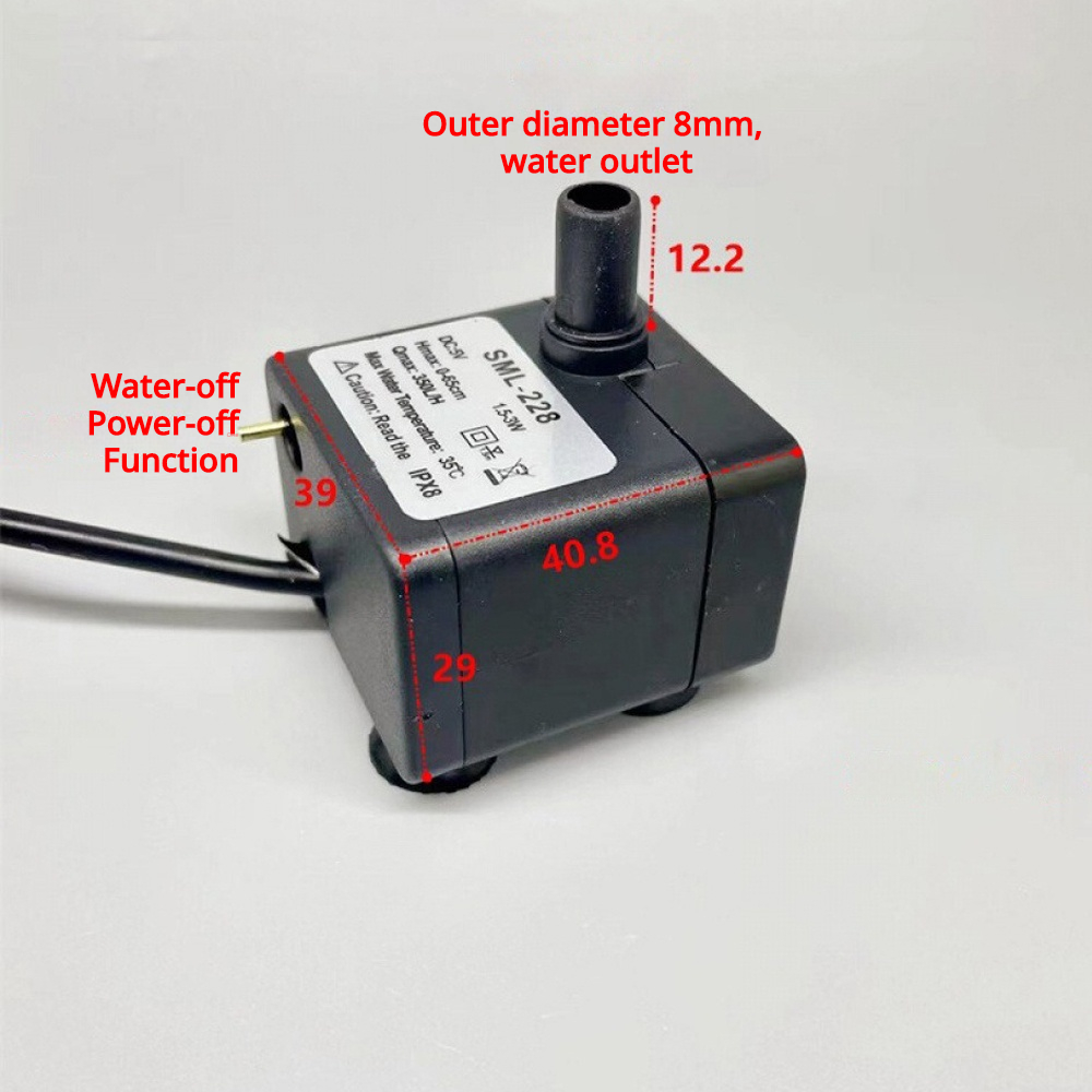 SML-228 5V USB Submersible Wat - Pet Water Fountain recensie en prijs