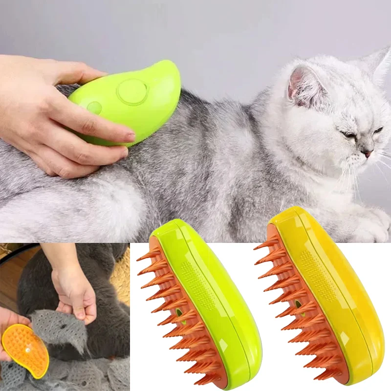 Cat Steam Brush Electric Spray - Pet Supplies Grooming Hours recensie en prijs