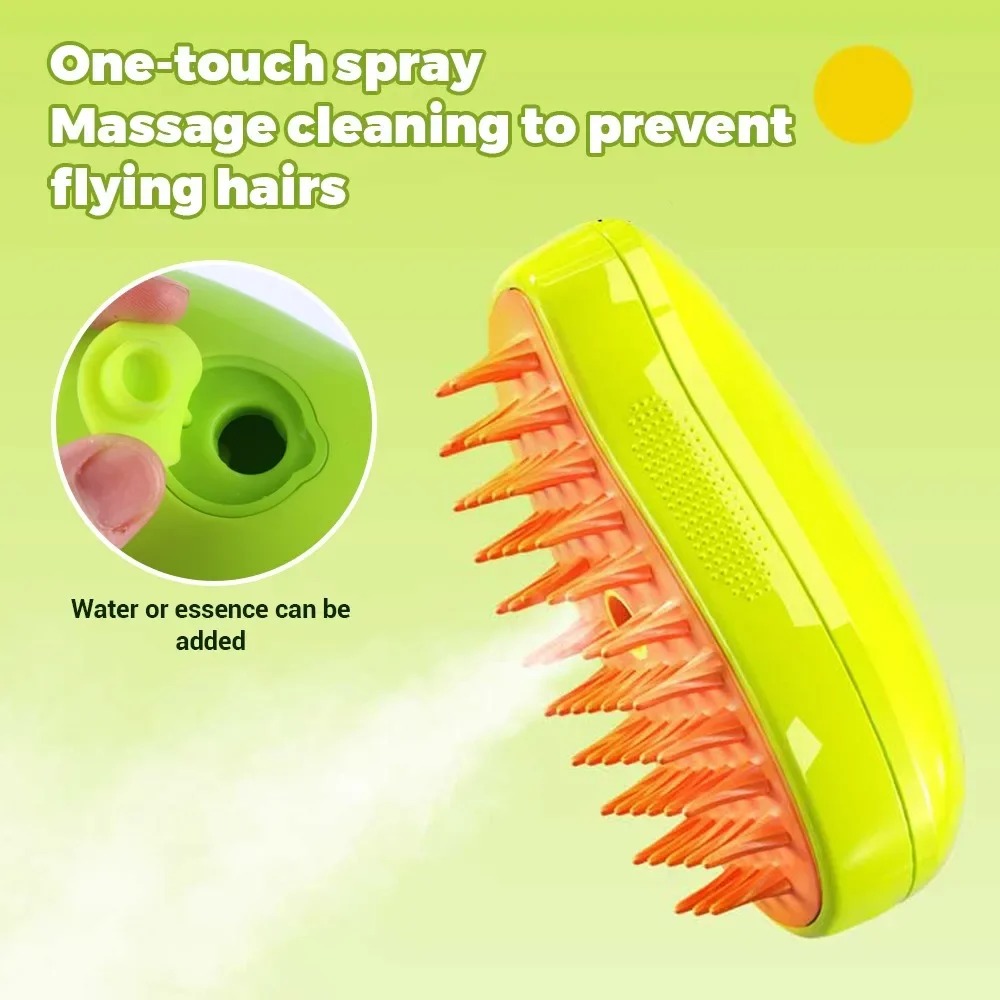 Cat Steam Brush Electric Spray - Pet Supplies Grooming Hours recensie en prijs