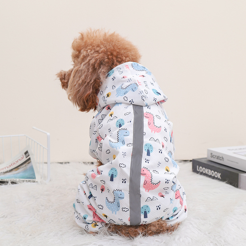 Cartoon Print Chihuahua Rainco - Dog Raincoat recensie en prijs
