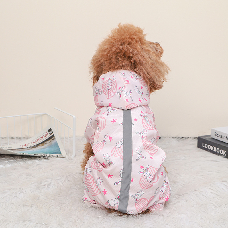 Cartoon Print Chihuahua Rainco - Dog Raincoat recensie en prijs