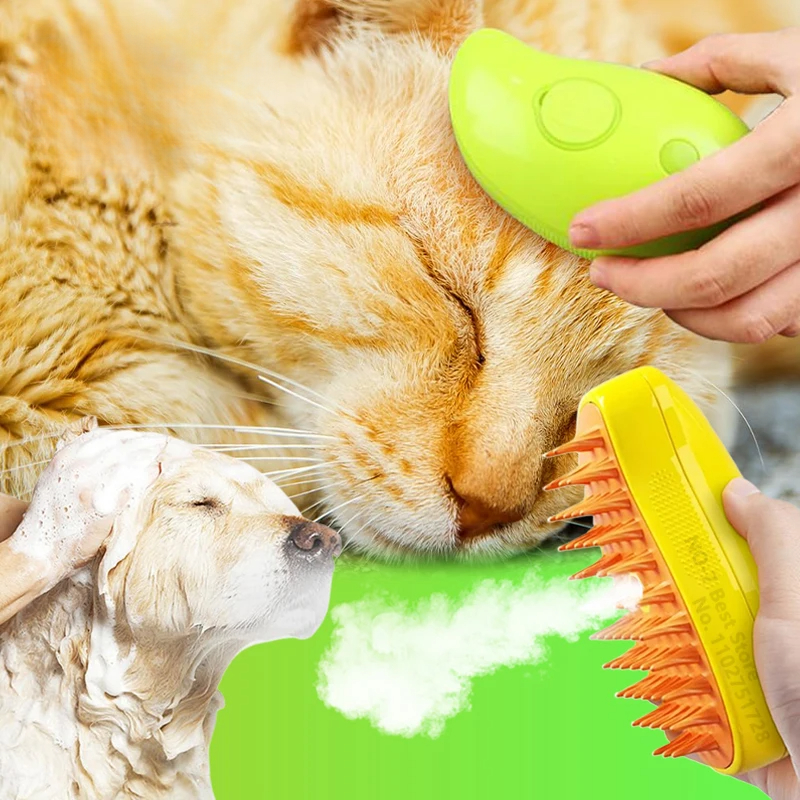 3-in-1 Steamy Brush for Pet Ca - Pet Supplies Grooming Hours recensie en prijs