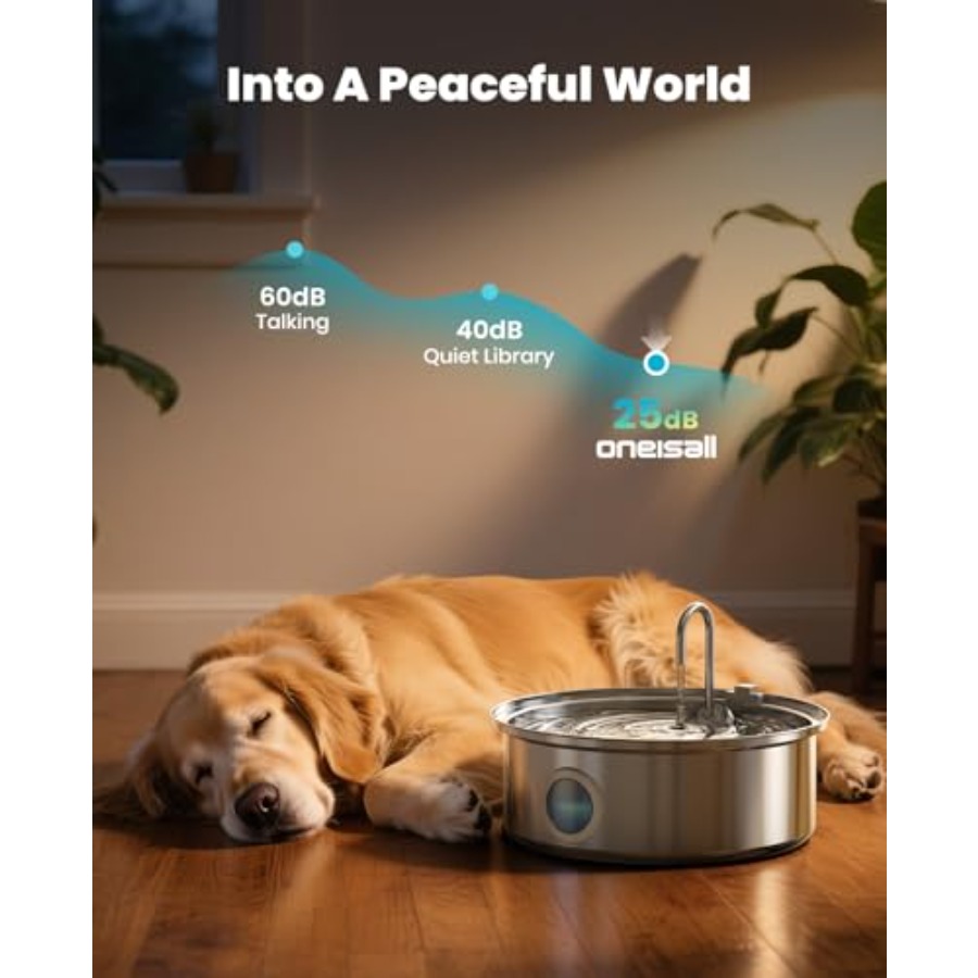 Dog Water Fountain Stainless S - Pet Water Fountain recensie en prijs