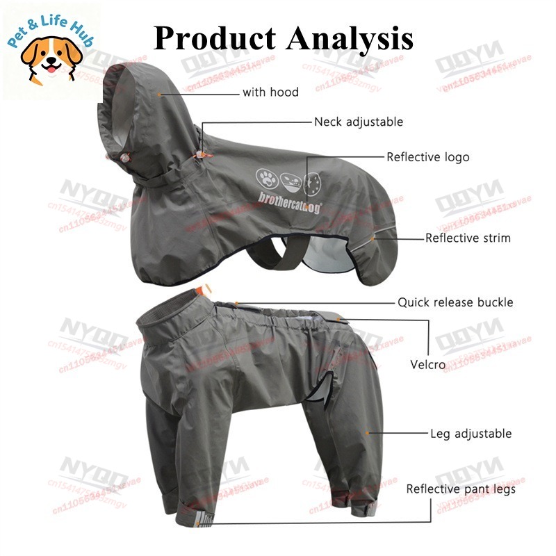 High Quality Dog Raincoat Snow - Dog Raincoat recensie en prijs