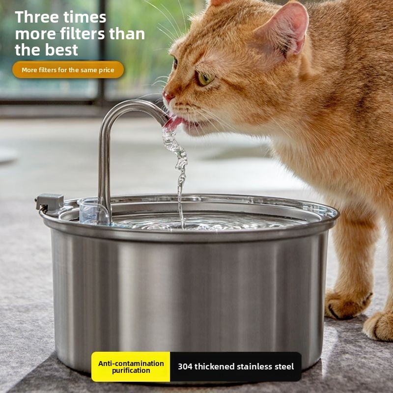 Thiened Stainl Steel  Drinking - Pet Water Fountain recensie en prijs