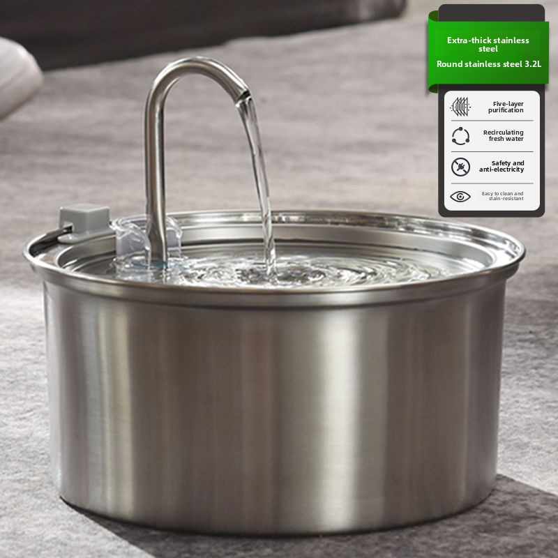 Thiened Stainl Steel  Drinking - Pet Water Fountain recensie en prijs