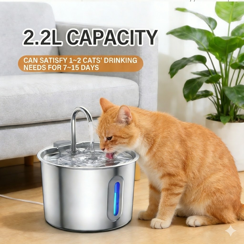 Pet Water Fountain 2.2L 304 St - Pet Water Fountain recensie en prijs