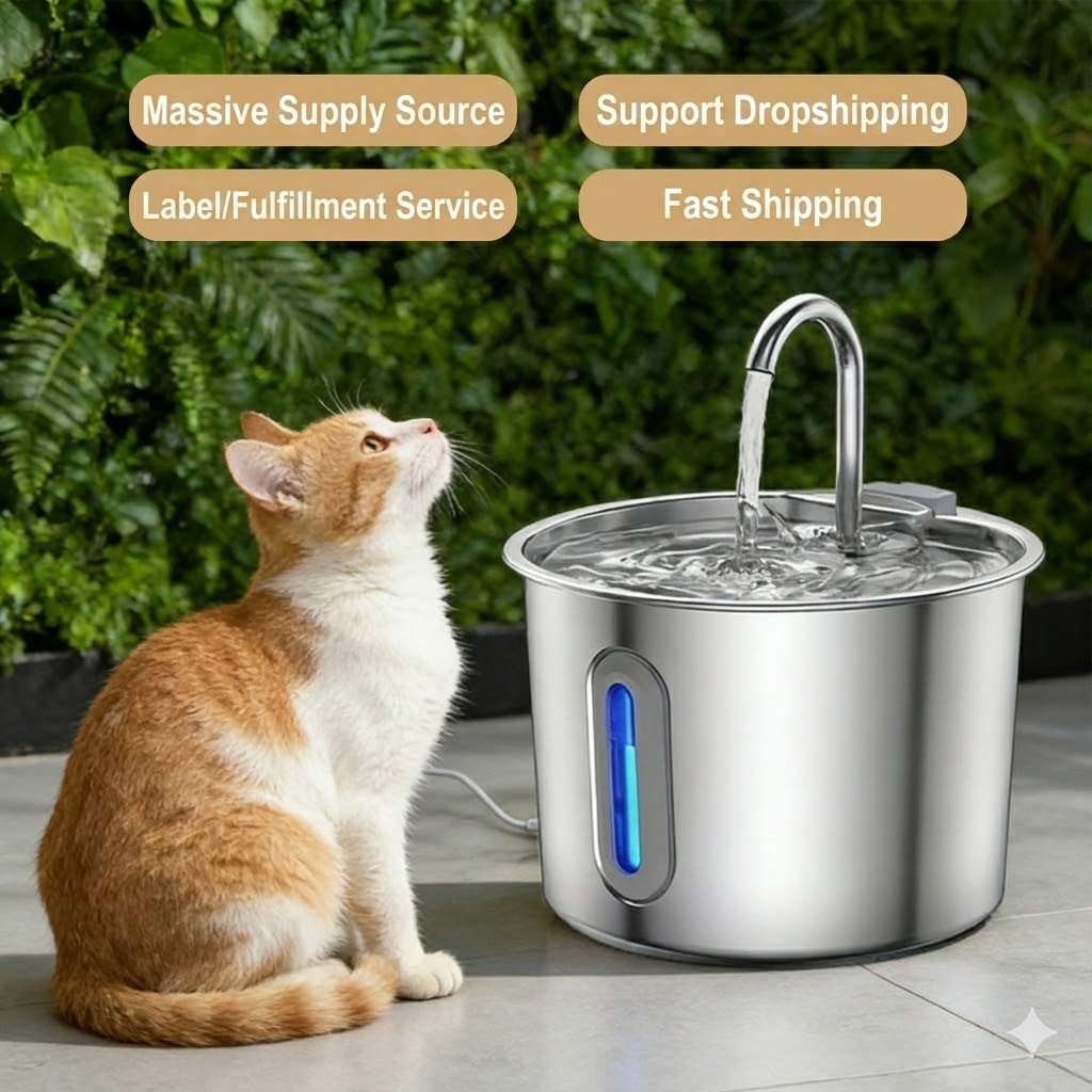 Pet Water Fountain 2.2L 304 St - Pet Water Fountain recensie en prijs