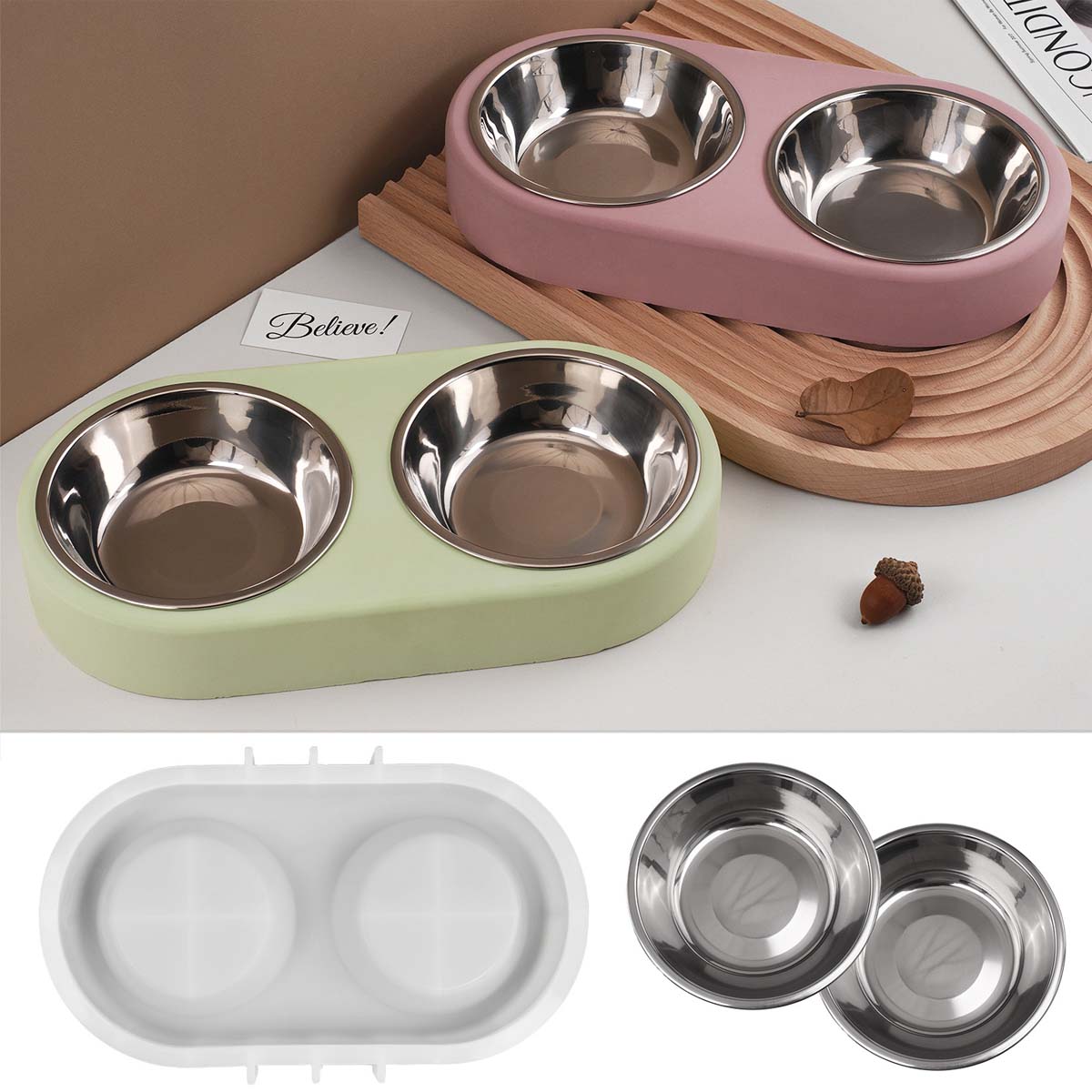 Pet Food Bowl Silicone Mold DI - Pet Supplies Stores recensie en prijs