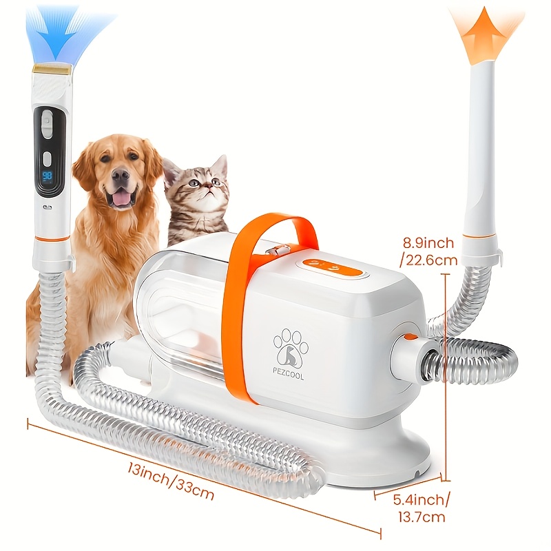 8-in-1 Dog Grooming Vacuum for - Pet Supplies Grooming Hours recensie en prijs