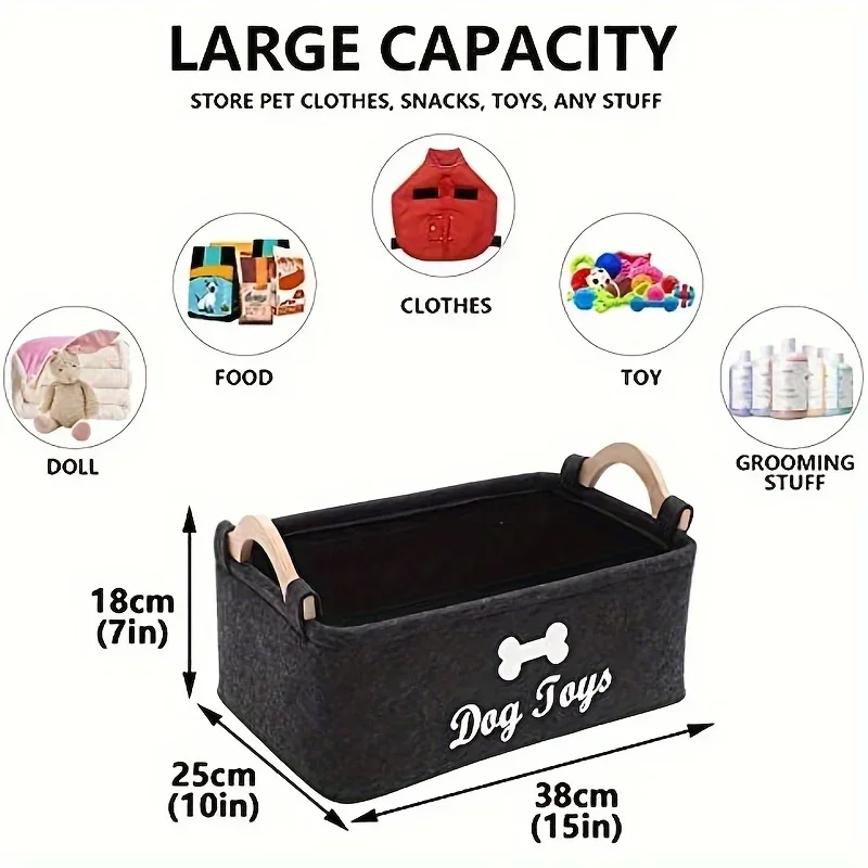 Felt pet toy box, dog toy box, - Pet Supplies Stores recensie en prijs