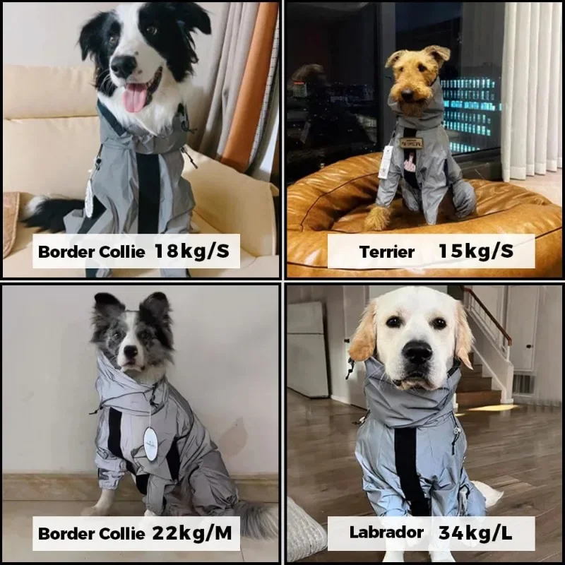 Reflective Pet Dog Jumpsuit Wa - Dog Raincoat recensie en prijs