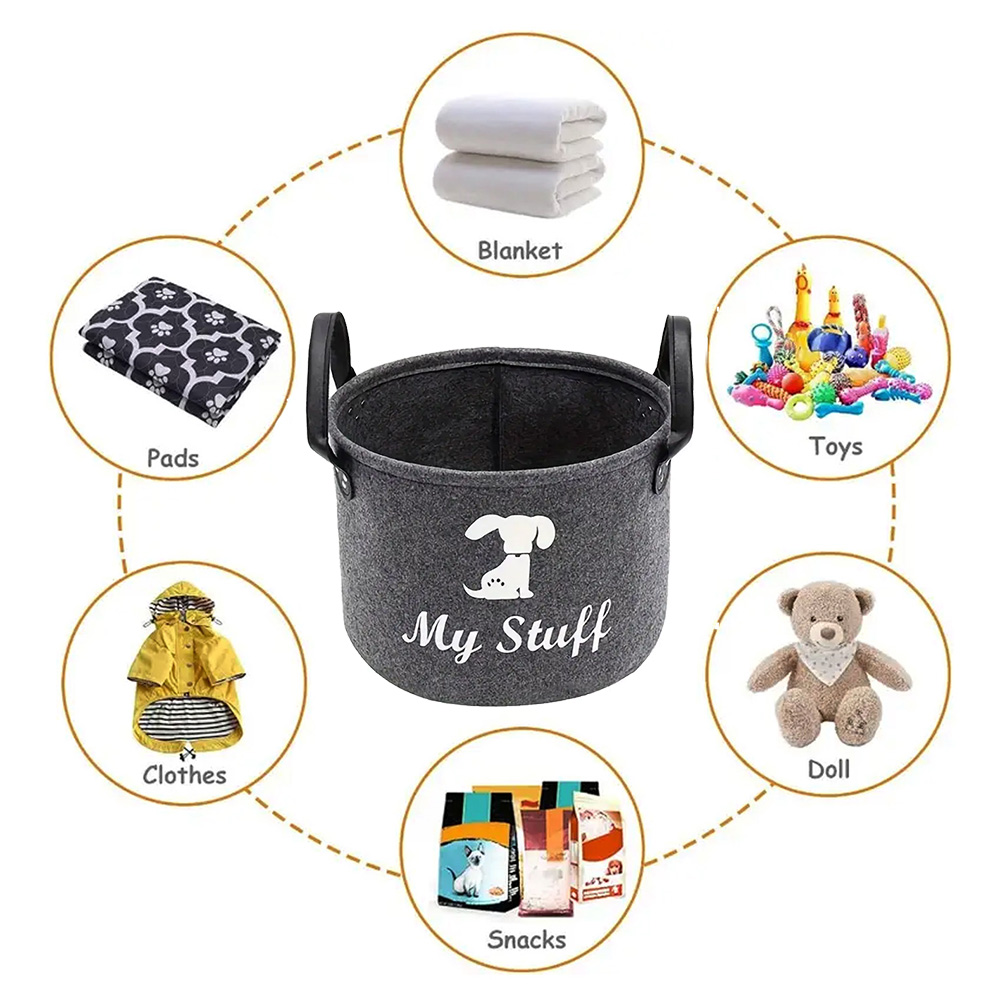 Felt Pet Toy Box Pet Toy Stora - Pet Supplies Stores recensie en prijs